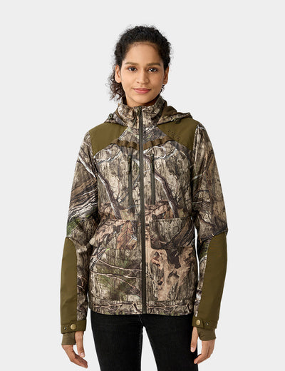 Women's Heated Hunting Jacket Camouflage, Mossy Oak Country DNA