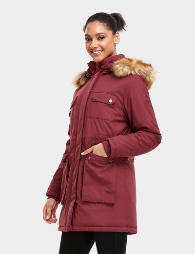 Women's Heated Thermolite® Parka - Red