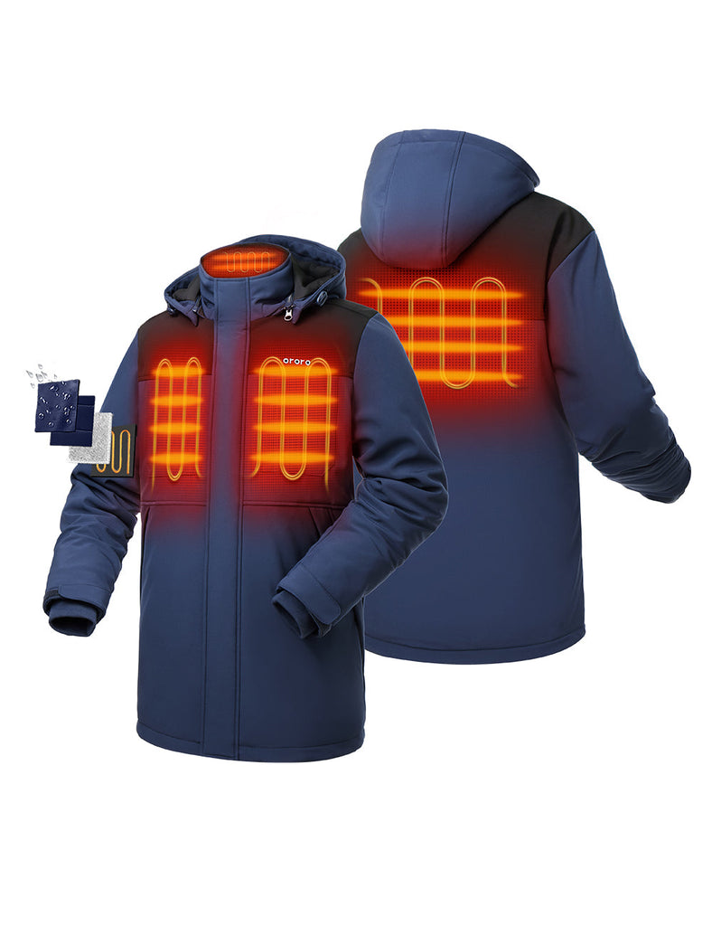 Collar, Mid-back, Left & Right Chest Heating