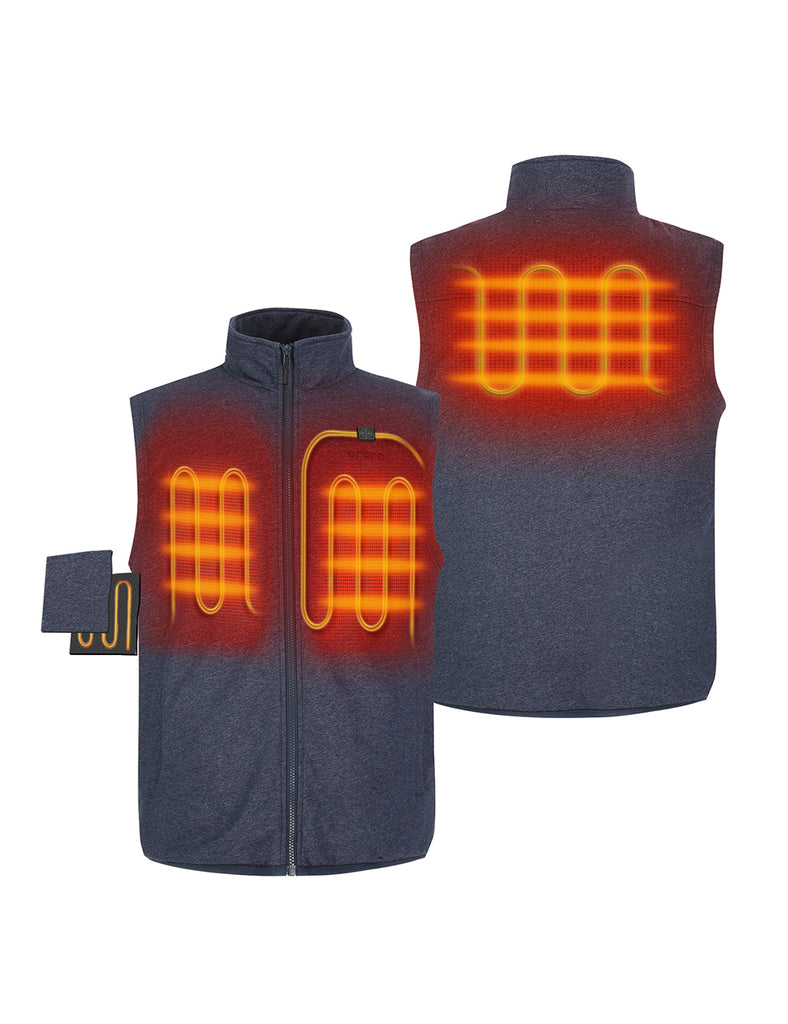 Mid-back, Left & Right Chest Heating