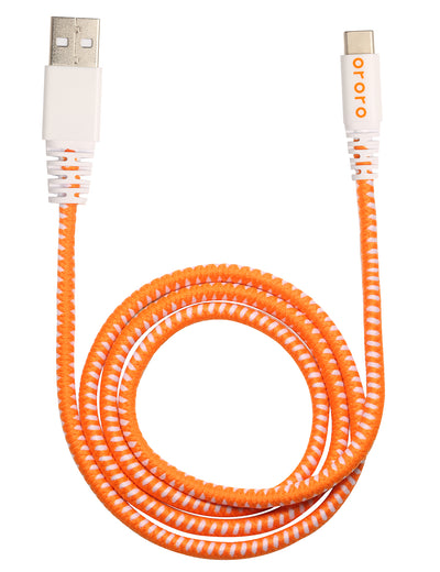 Elastic Braided Type-C Charging Cable